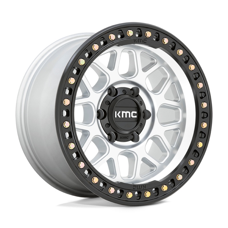 KMC Wheels KM549 GRS 17″ 8×180 Machined With Satin Black Lip