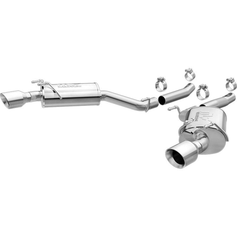 MagnaFlow Axle-Back Stainless 2010-2015 Chevrolet Camaro V6 3.6L (4″ tips)