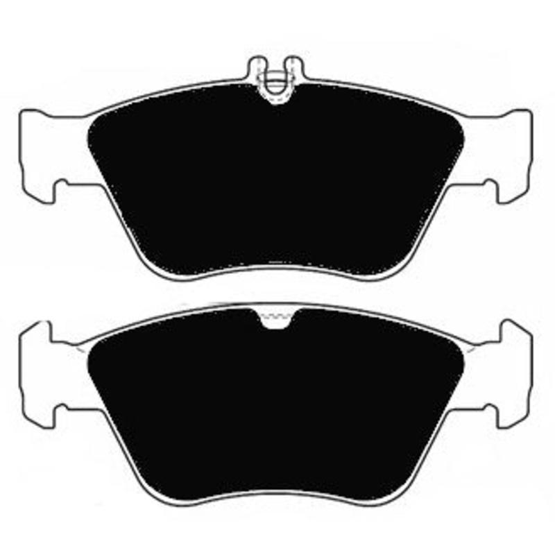 Porterfield Brake Pads for 2003 MERCEDES-BENZ SLK230 2 Pin Pad Rear Caliper