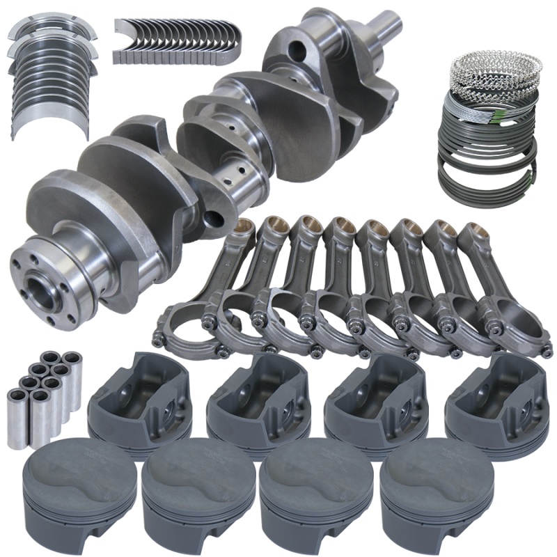 Eagle Ford 351W 4.000in Crank 6.250in I-Beam Rods -6.6cc Flat Top 4.060in Pistons Rotating Assembly