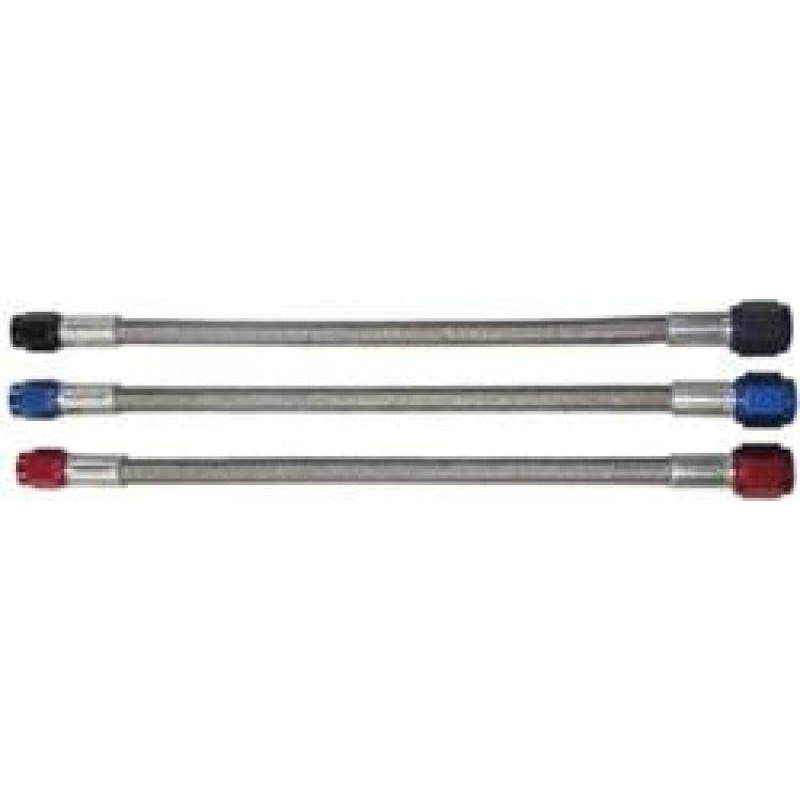 Fragola -3AN x -4AN Nut 4AN Nitrous Line 18in Blue Nuts