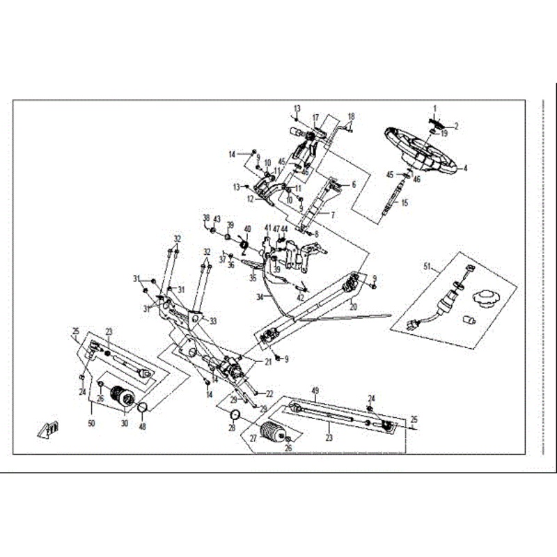 Tie Rod Lh by CF Moto
