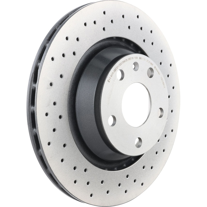 XTRA Drilled Rear Disc Brake Rotor – 09.9768.1X
