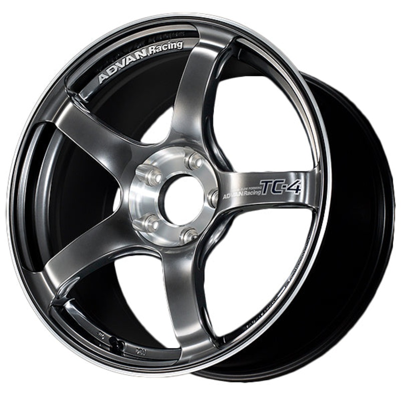 Advan TC-4 Special Edition Wheel – 18×9.0 +35 | 5×114.3 | Racing Hyper Black & Diamond Cut