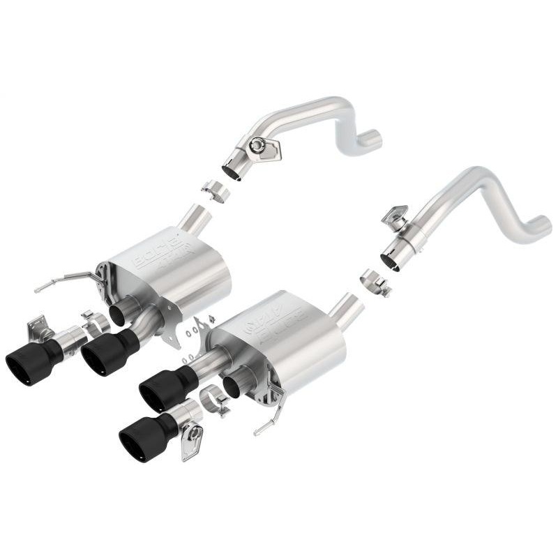 Borla 14-19 C7 Corvette Stingray Axle-Back ATAK Exhaust 2.75in To Muffler Dual 2.75in Out 4.25in Tip