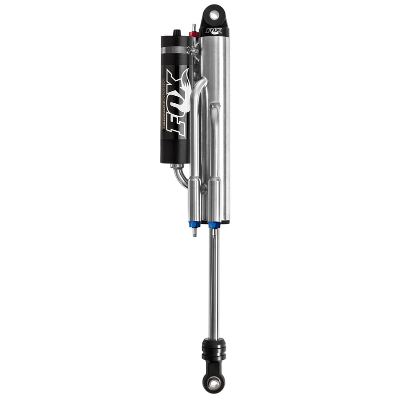 Fox 2.5 Factory Series 8in. Piggyback Res. 4-Tube Bypass Shock 7/8in. Shaft (21/70) – Black/Zinc