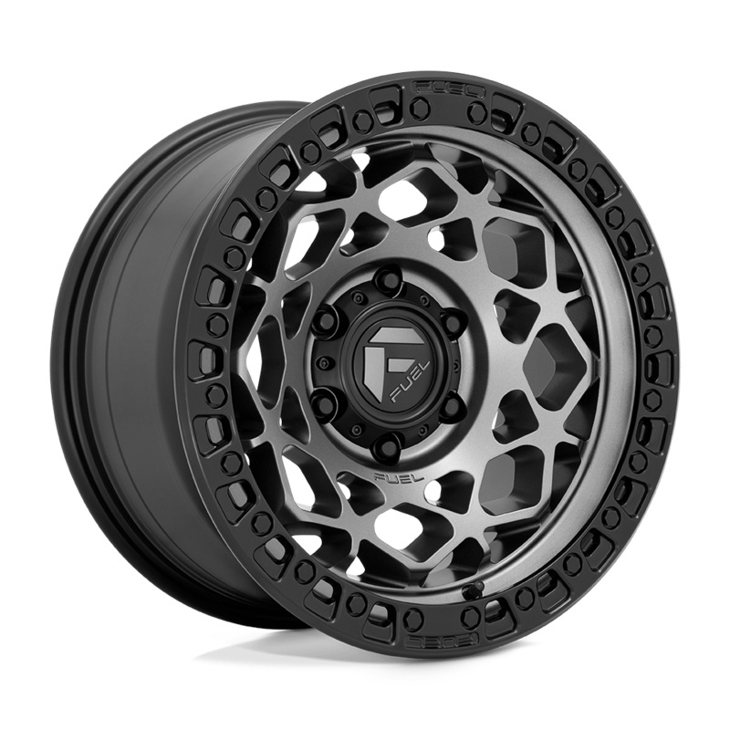 Fuel Wheels D784 Unit 17″ 6×139.7 Gunmetal With Matte Black Ring