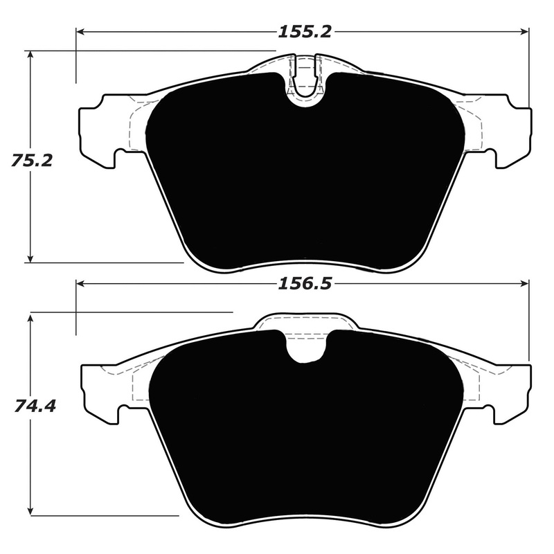 Porterfield Brake Pads for 2010 JAGUAR XK