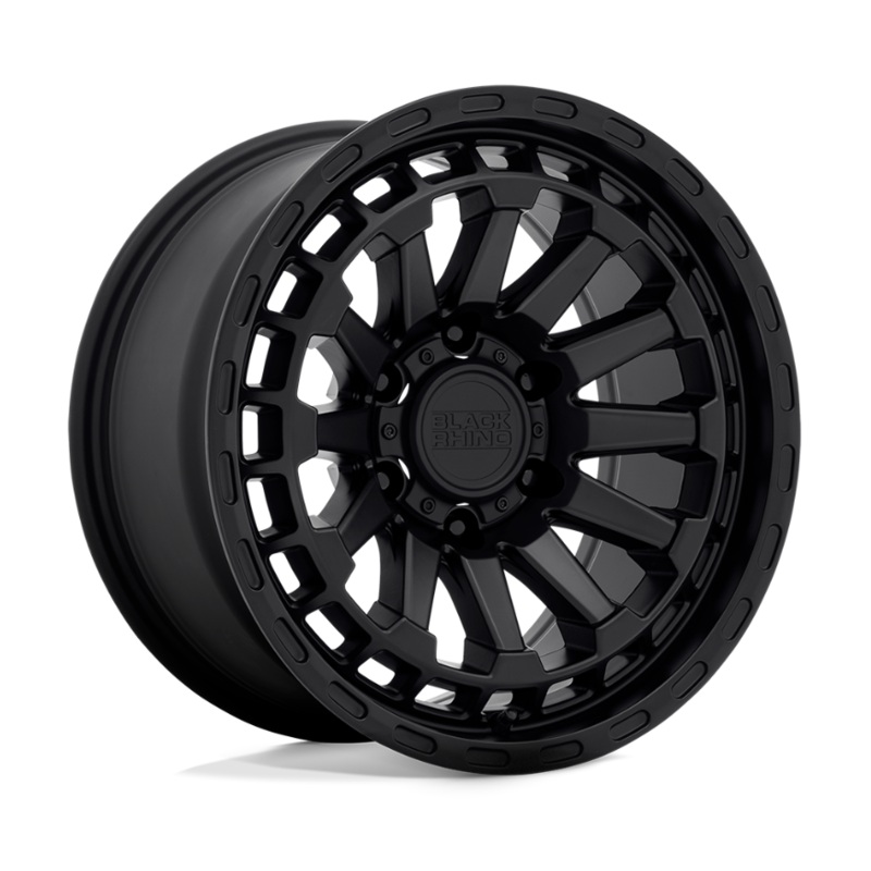 17×8.5 Black Rhino Raid Matte Black