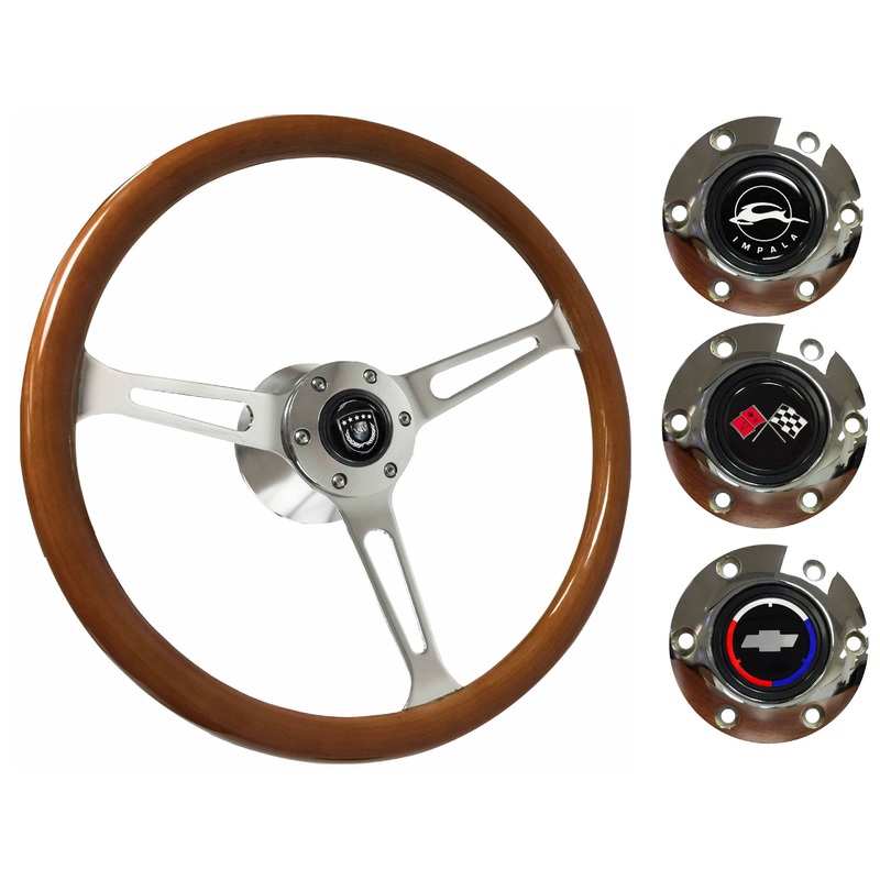 1955-68 Impala Steering Wheel Kit | Classic Wood | ST3579