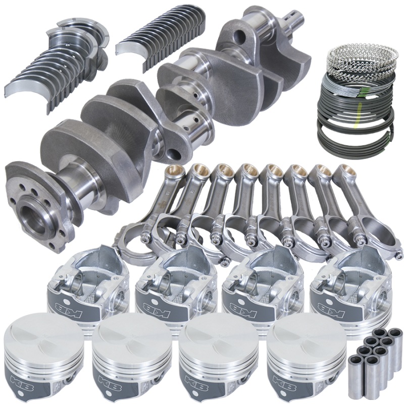 Eagle Chevy 350 3.480in Crank 5.700in I-Beam Rods -7cc Flat Top 4.040in Pistons Balanced Assembly