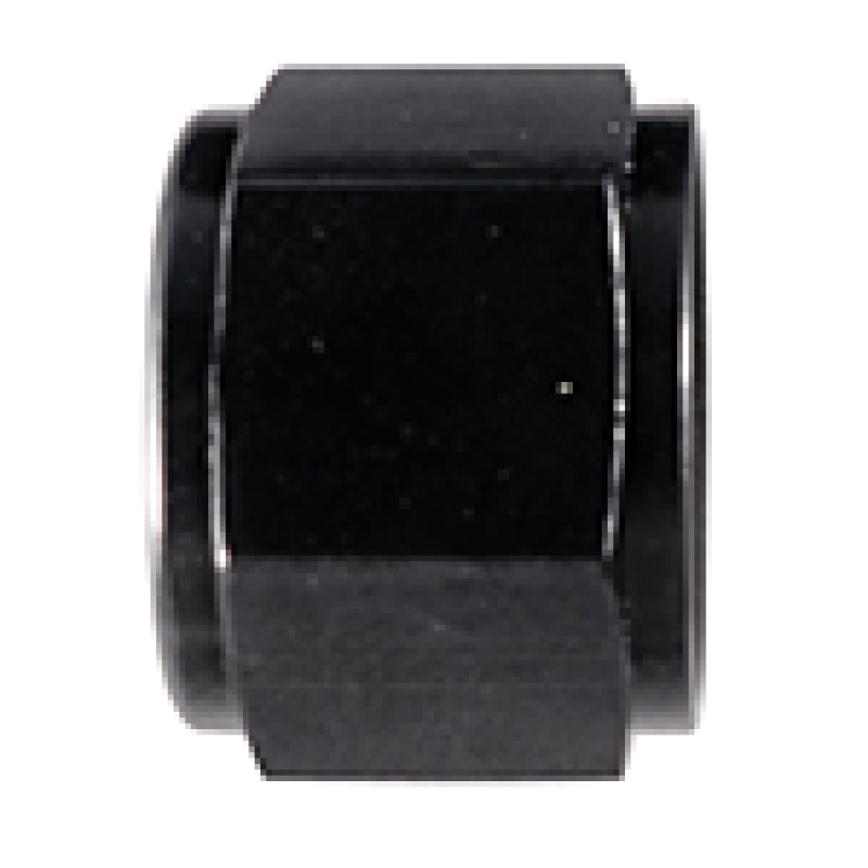 Fragola -16AN Aluminum Flare Cap – Black