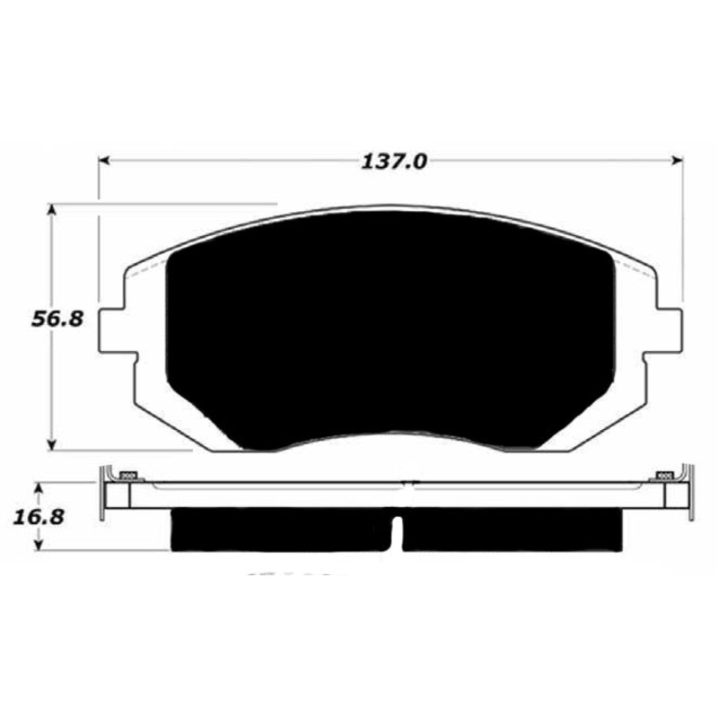 Porterfield Brake Pads for 2006 SUBARU IMPREZA OUTBACK