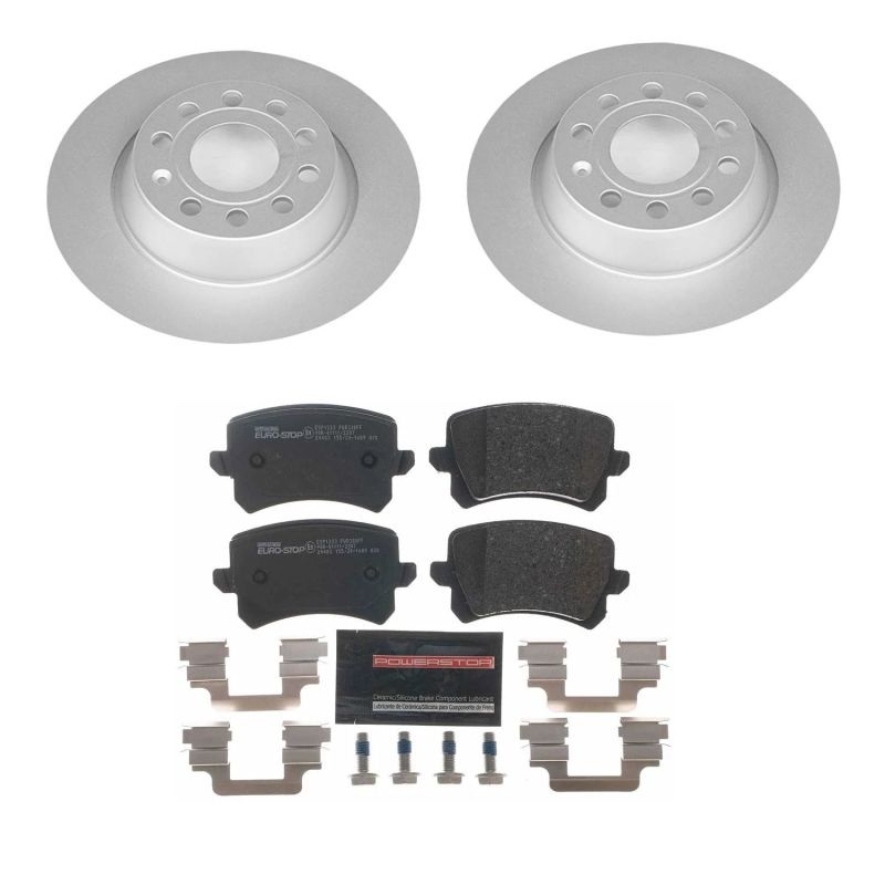 PowerStop Power Stop 2015 Audi Q3 Rear Euro-Stop Brake Kit