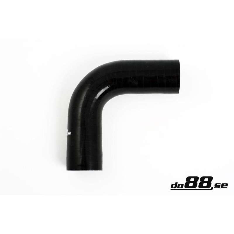 Silicone Hose Black 90 degree 1,75” (45mm)