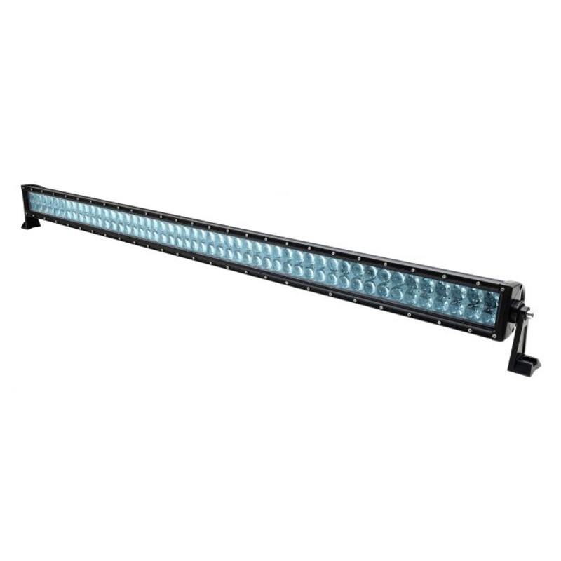 52″ LED RGB Light Bar Dual Row 300 Watt Combo Ultra Accent Series Quad-Lock/Interlock