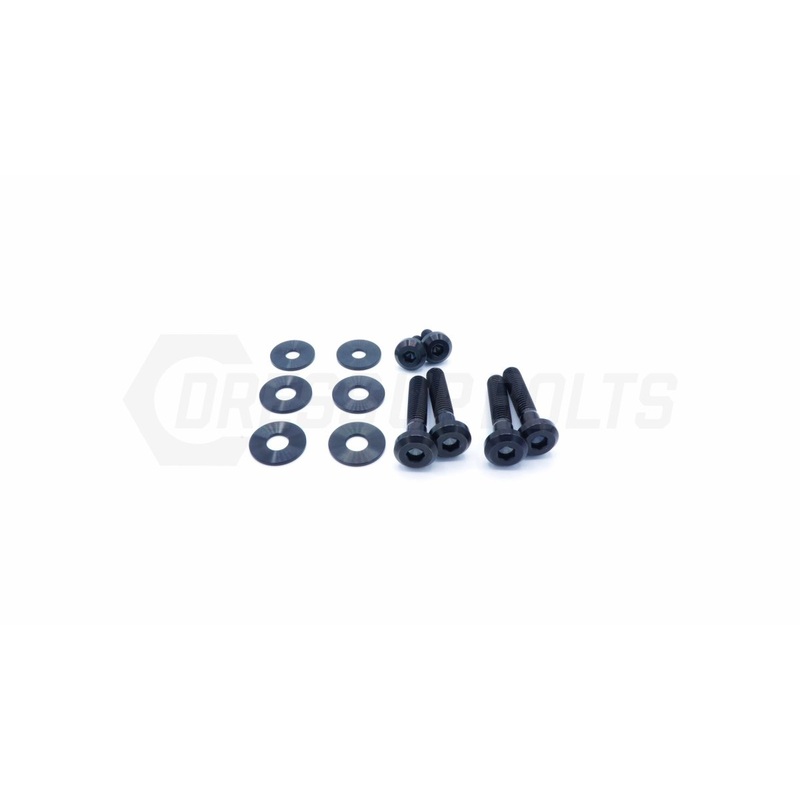 Dress Up Bolts 15-21 WRX/STI Titanium Hardware Trunk Kit – Black | SUB-019-Ti-BLK