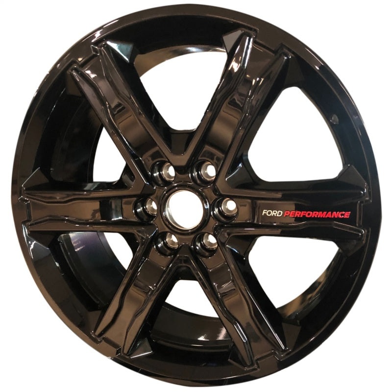 Ford Racing 19-21 Ranger 18x8in 4 Wheel Kit w/TPMS – Gloss Black w/ Machined Face