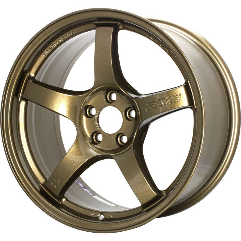 Gram Lights 57CR 18×8.5 +45 5-100 Almite Gold Wheel (Min Order Qty Of 20)