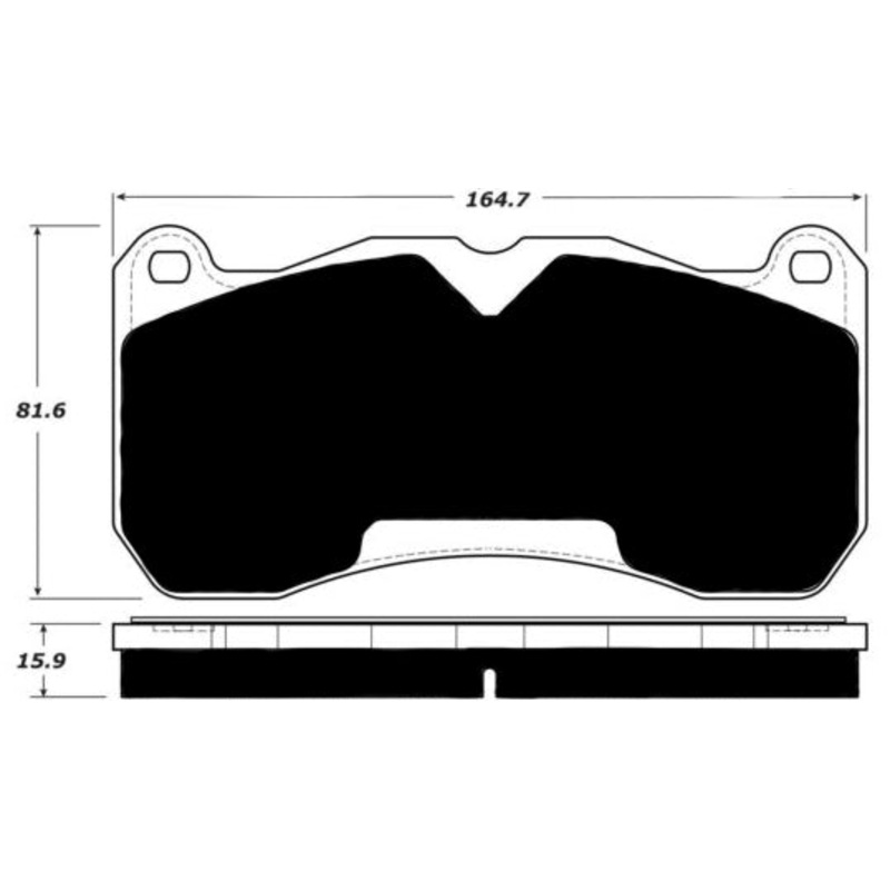 Porterfield Brake Pads for 2014 FORD MUSTANG Shelby GT500