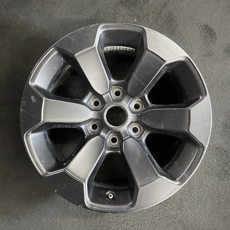 18″ DODGE 1500 PICKUP 20-21 6 lug 18×8 aluminum 6 spoke opt WBS black Original OEM Wheel Rim