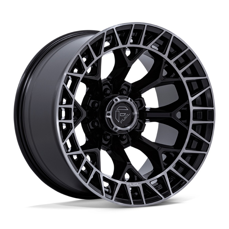 Fuel Wheels FC873 Charger 20″ 8×180 Gloss Black Brushed Face Dark Tint