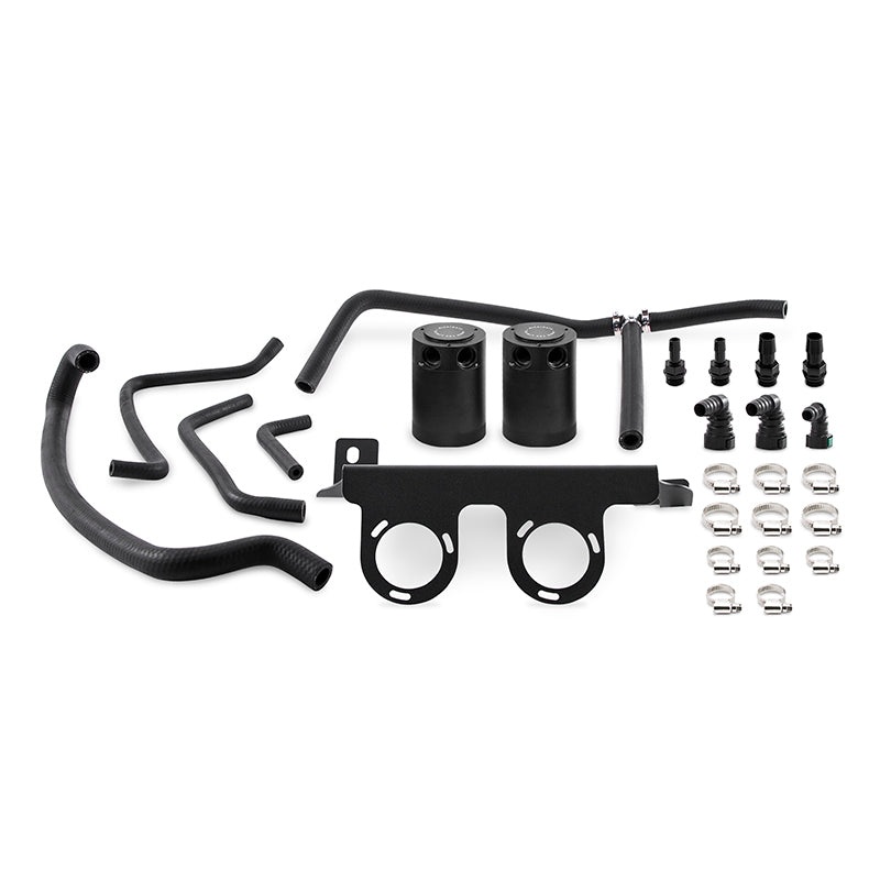 Mishimoto 2016+ Chevrolet Camaro 2.0T Baffled Oil Catch Can Kit – Black
