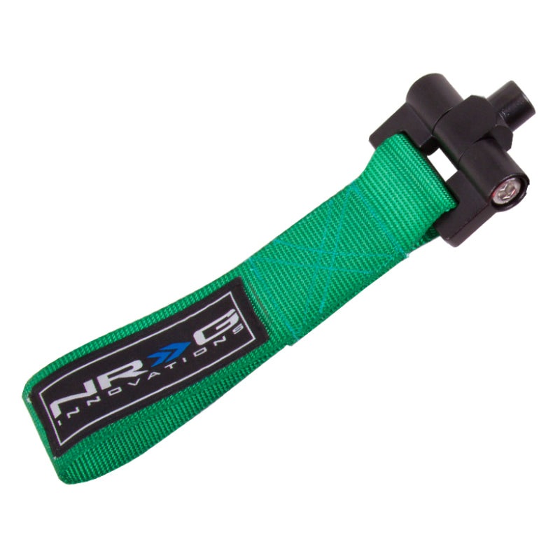 NRG Bolt-In Tow Strap Green – BMW – E90 E92 3 Series / R53 Mini 01-06 (5000lb. Limit)