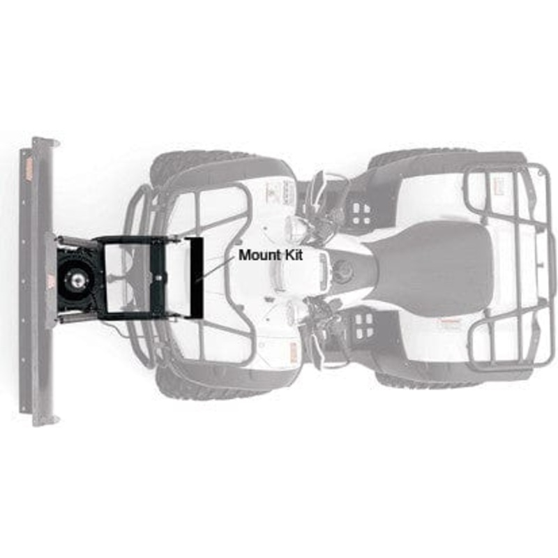 Yamaha Grizzly 700 ATV Provantage Front Snow Plow Mounting Kit By Warn