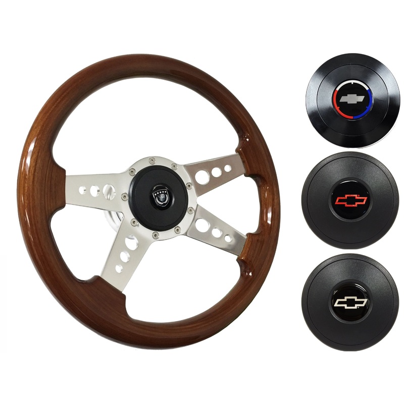 1967-68 El Camino Steering Wheel Kit | Mahogany Wood | ST3082