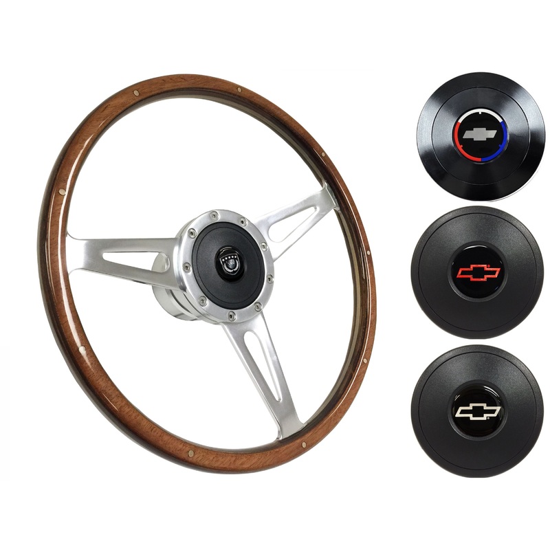1969-75 Corvette Steering Wheel Kit | Deluxe Walnut Wood | ST3053
