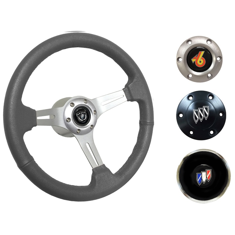 1969-89 Buick Steering Wheel Kit | Grey Leather | ST3014GRY