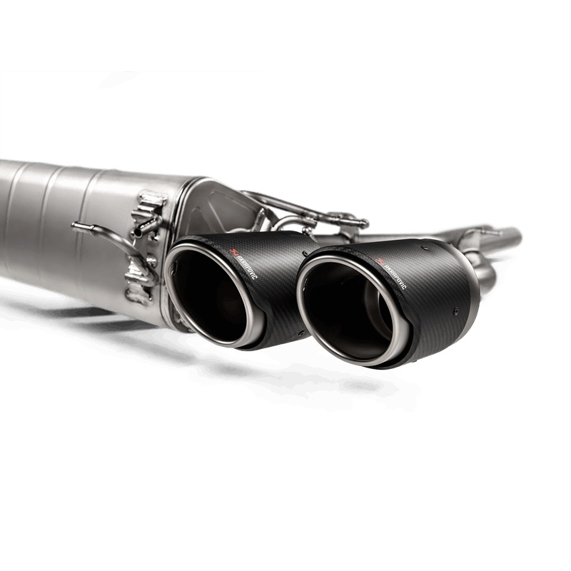Akrapovic 2018+ Alfa Romeo Giulia Quadrifoglio Slip-On Line (Titanium) w/Titanium/Carbon Fiber Tips