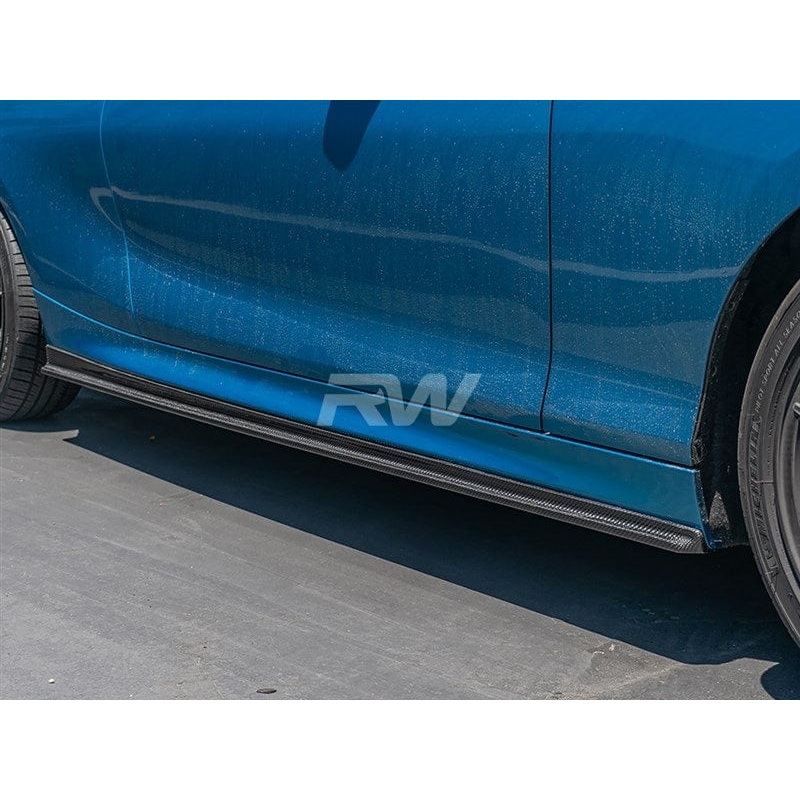 RW Carbon Carbon Fiber Side Skirt Extensions – BMW / F22 / F23