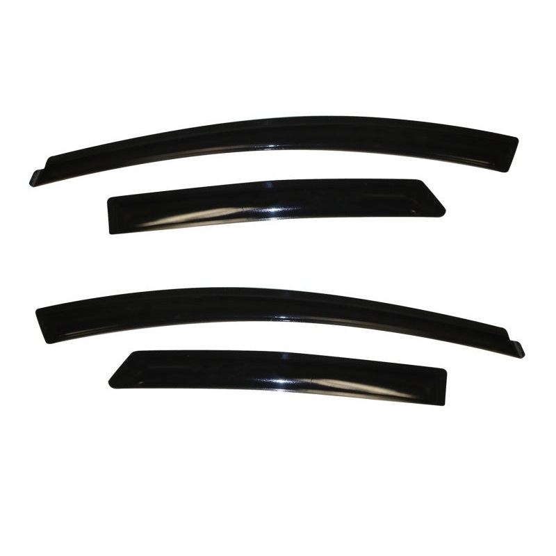 AVS 12-18 Ford Focus Ventvisor Outside Mount Window Deflectors 4pc – Smoke