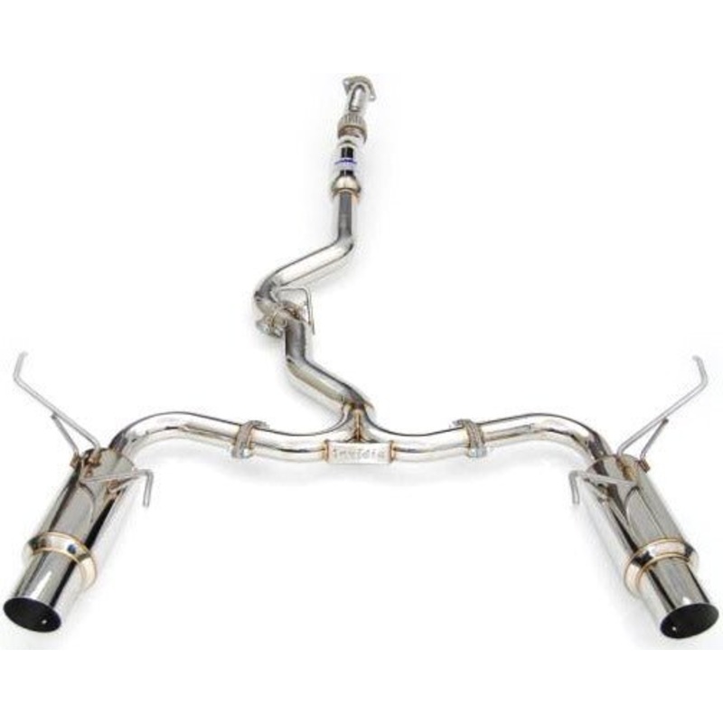 Invidia [22-25 WRX] N1 Twin Outlet Single Layer SS Tip Cat-Back Exhaust | HS22WRXGTP