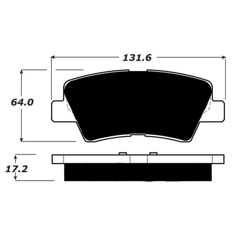 Porterfield Brake Pads for 2014 KIA OPTIMA EX Turbo