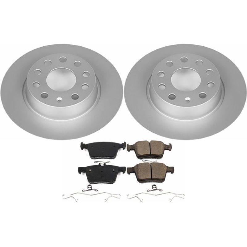 PowerStop Power Stop 15-18 Audi A3 Rear Z23 Evolution Sport Coated Brake Kit