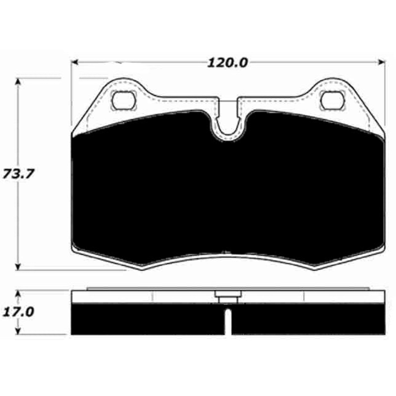 Porterfield Brake Pads for 2004 FERRARI 456 M GTA w/Brembo Brakes