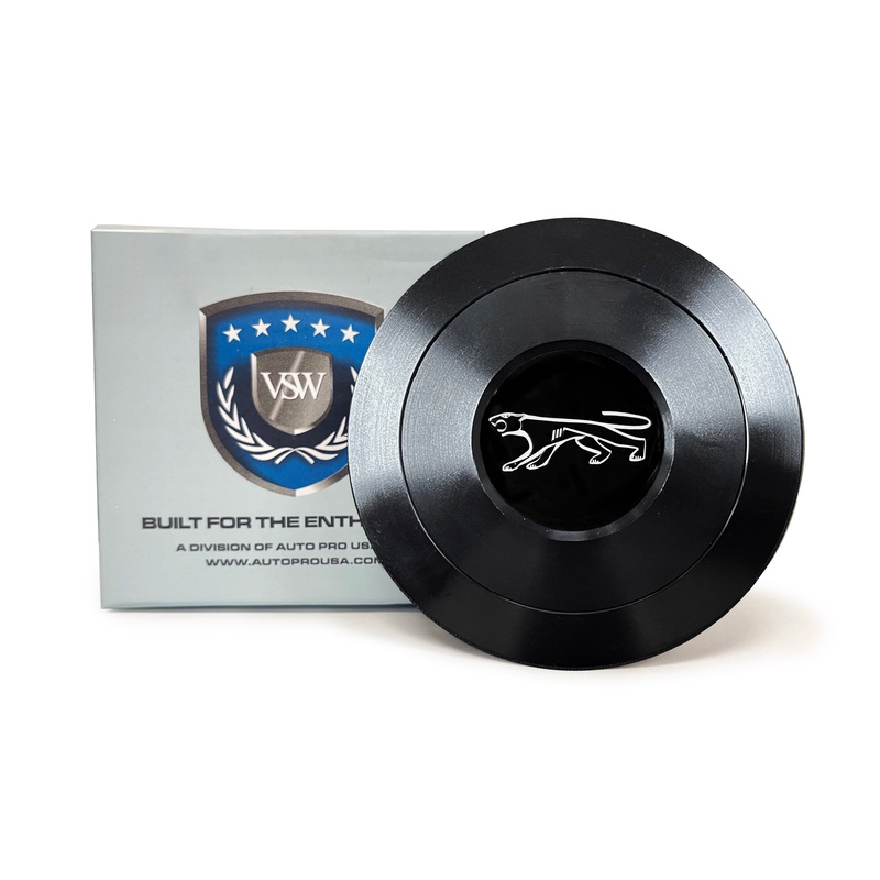 VSW S9 | Mercury Cougar Emblem | Black Billet Horn Button | STE1050-21B