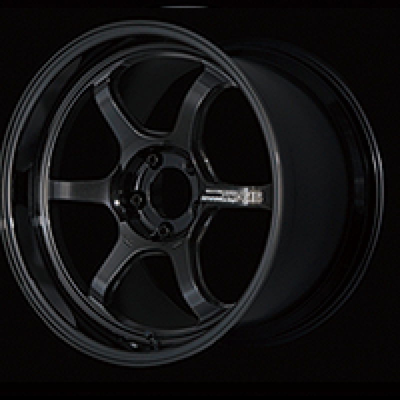 Advan R6 18×8.5 +45 5-112 Racing Titanium Black Wheel