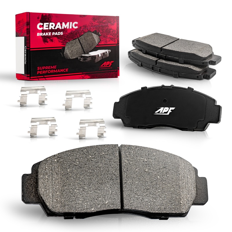 APF Front Ceramic Carbon Fiber Brake Pads for 1998-2000 Isuzu Hombre