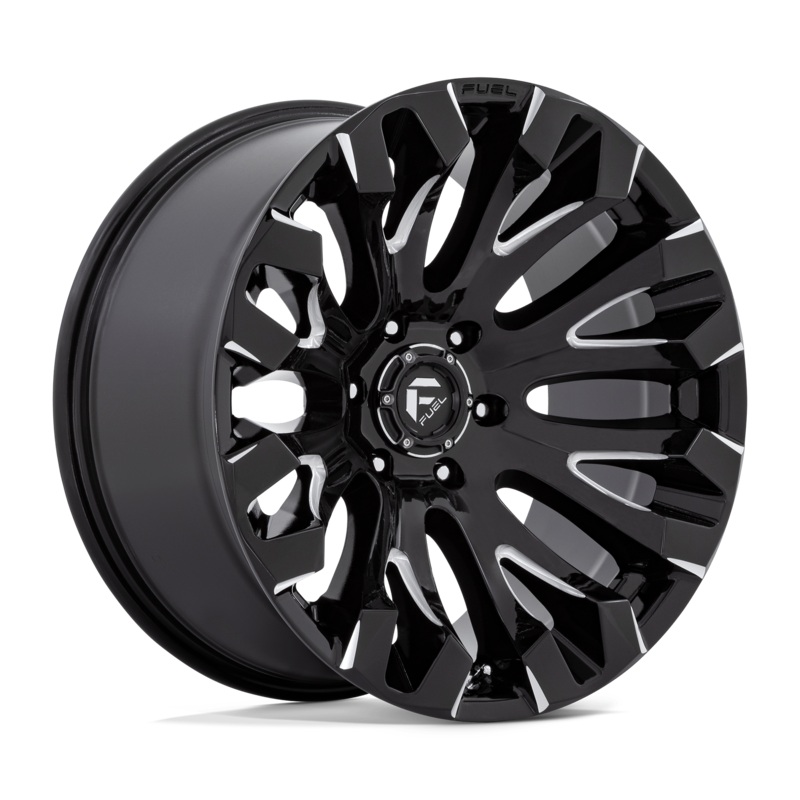 Fuel Wheels D828 Quake 20″ 5×139.7 Gloss Black Milled