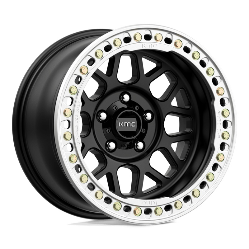 KMC Wheels KM235 Grenade Crawl Beadlock 17″ 6×139.7 Satin Black