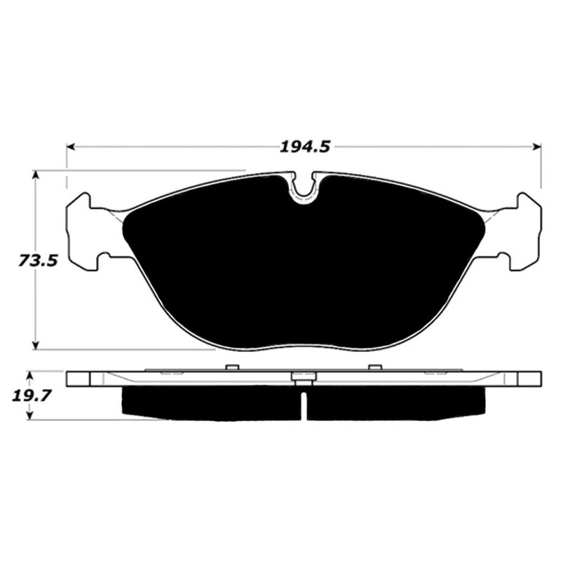 Porterfield Brake Pads for 2006 MERCEDES-BENZ S500 4-Matic