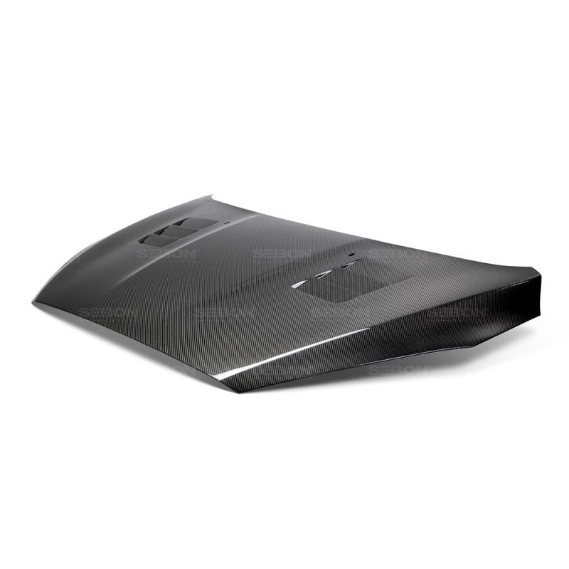 Seibon 15-16 Ford Focus TS-Style Gloss Finish Carbon Fiber Hood