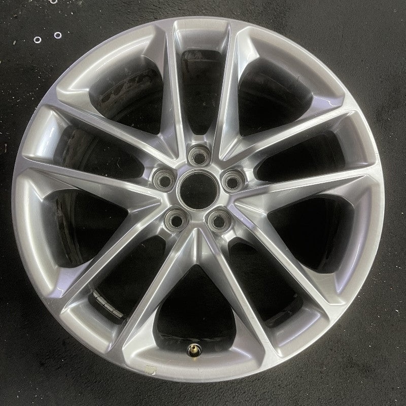 20″ CHALLENGER 22 20×8 aluminum 5 spoke double spoke satin carb opt WHC Original OEM Wheel Rim