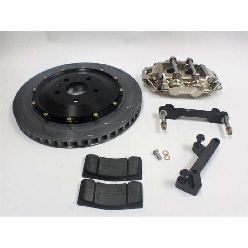Alcon Chevrolet Corvette C8 (Aftermarket Wheels) 6 Piston 390x29mm Rear Street Kit – Anodized