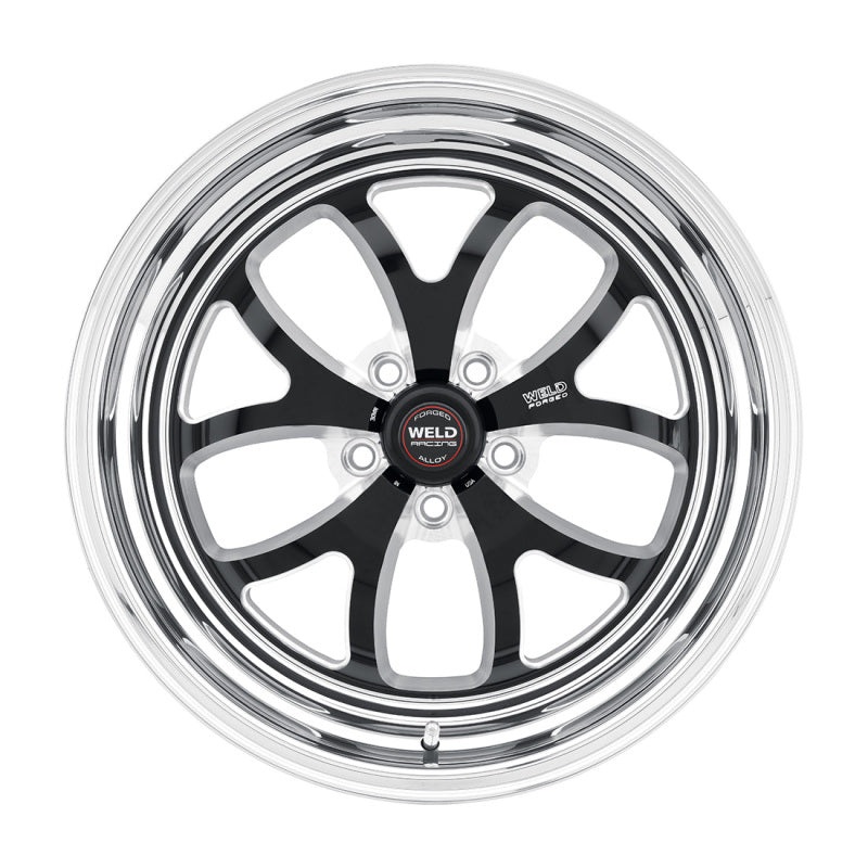 Weld S76 15×10 / 5×120 BP / 7.5in. BS Black Wheel (Medium Pad) – Non-Beadlock