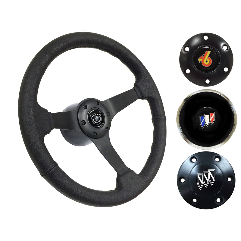 1969-89 Buick Steering Wheel Kit | Black Leather | ST3160BLK